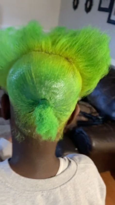 Lime Green Braids, Green Braids, Yay Or Nay, Raw Hair, Braided Ponytail, Lace Wigs, Viral Videos, Lime Green, Wigs