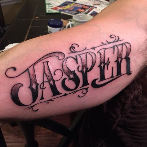 Jasper Jasper Tattoo Name, Jasper Tattoo, Jasper Name, Tattoo Name, Name Tattoo, Name Tattoos, Tattoo Shop, Jesus Fish Tattoo, Tattoo Quotes