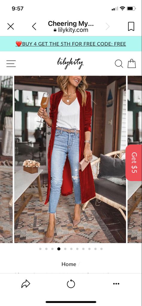 Duster Outfit, Velvet Duster, Valentine Photo Shoot, Velvet Cardigan, Velvet Kimono, Cardigan Outfits, Valentine's Day Outfit, Crushed Velvet, Wine Red