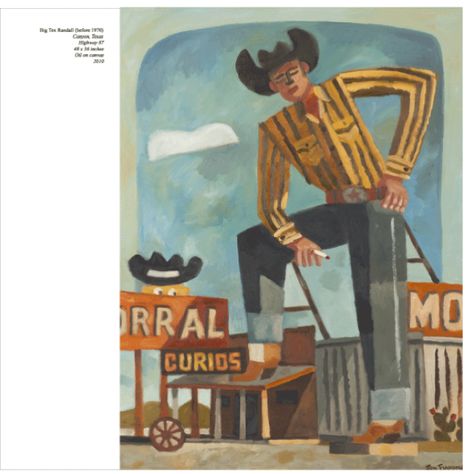 Big Tex Randall from Canyon, Texas by Texas artist Jon Flaming Jon Flaming, Canyon Texas, Texas Artist, Childhood Days, Western Art, Paint Party, Early Childhood, Prints For Sale, Fine Art Painting