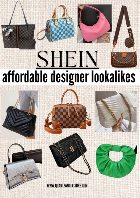 Today’s post features all the best deisgner dupe bags on Shein in 2022, and they’re all under $30! Find all your favorite designer dupe handbags for less! You can also use my code QUARTZ3155 for an additional 15% off your order. Leather Hand Bags For Women, Small Purses And Handbags, Anthropologie Mirror, Classy Purses, Spring Purses, Side Purses, Trending Handbags, Hand Bags For Women, Everyday Handbag