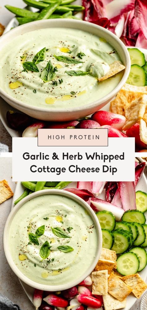 Whipped Cottage Cheese Dip, Mom Snacks, Savory Cottage Cheese, Cottage Cheese Dip Recipes, Cottage Cheese Dip, Whipped Cottage Cheese, Protein Cottage Cheese, Cottage Cheese Recipes Healthy, Office Lunches