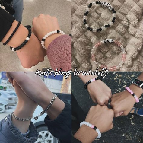 Matching Ideas, Best Friend Bracelets, Couple Ideas, Matching Hoodies, Wallpaper Cute, Friend Bracelets, Matching Couple, Couple Matching, Matching Rings