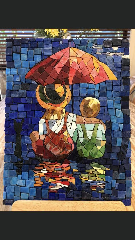 Mosiac Art Paintings, Paper Mosaic Art Ideas, Mosaic Art Diy, Paper Mosaic, Mosaic Portrait, Mosaic Garden Art, Mosaic Art Projects, Mosaic Tile Art, Mosaic Murals