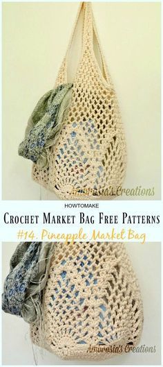 Free Advanced Crochet Patterns, Storage Crochet, Market Bag Crochet, Tote Crochet, Beau Crochet, Crochet Market, Crochet Shell Stitch, Confection Au Crochet, Pattern Purse