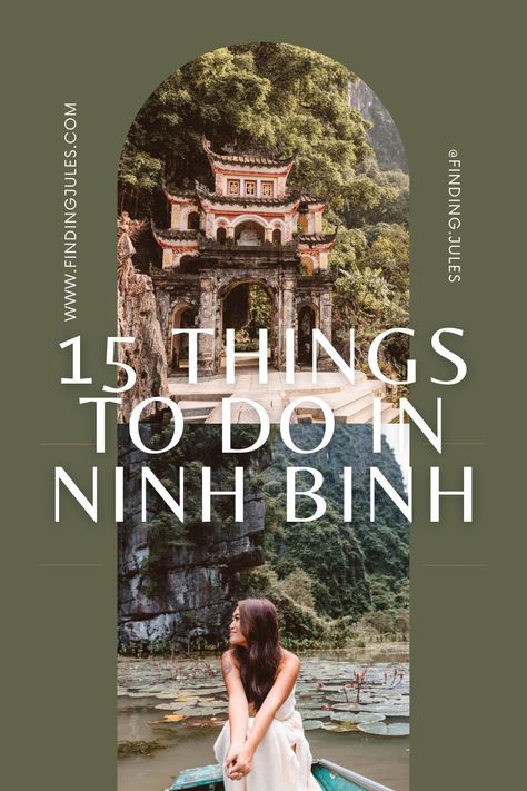 The Best Things to do in the Ninh Binh & Tam Coc Province, Vietnam, including the Tam Coc Boat Ride, Hang Mua, Mua Peak, and Bich Dong Pagoda! #vietnam #northvietnam #ninhbinh #tamcoc #vietnamtravel Tam Coc Vietnam, South East Asia Backpacking, Vietnam Trip, Vietnam Backpacking, Eco Lodge, North Vietnam, Hotel Pool, Boat Ride, Travel List