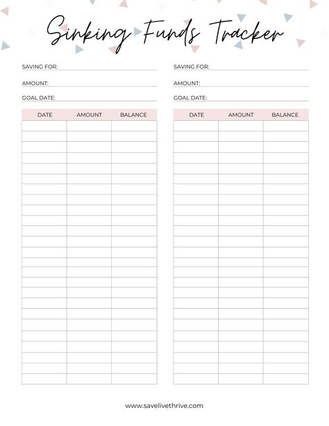 FREE Sinking Funds Tracker Emergency Fund Savings Plan Printable, Sinking Fund Tracker Printable Free, Sinking Funds Tracker Free Printable, Sinking Funds Printable Free, Sinking Funds Categories, Saving Money Monthly, Emergency Fund Savings Plan, Sinking Fund Tracker, Monthly Reset