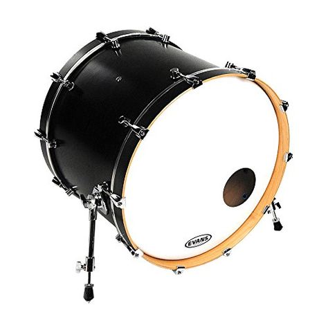 Evans EQ3 Resonant Smooth White Bass Drum Head 22 Inch * Click on the image for additional details.Note:It is affiliate link to Amazon. Drum Heads, Drum Head, Bass Drums, How To Play Drums, Bass Drum, Drum And Bass, Percussion, Amazon Affiliate, Musical Instruments