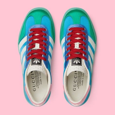 Tenis Gucci, Adidas Gazelle Women, Gucci Sneaker, Adidas X Gucci, Gucci Adidas, Gucci Brand, Baskets Adidas, Gucci Sneakers, Adidas X