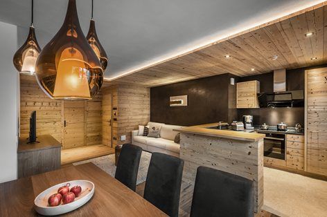 Chalet Liondes, Mareo, 2016 - Roman Agreiter Ski Chalet Kitchen, Ski Chalet Interior, Ski Europe, Chalet Kitchen, Chalet Interior, Alpine Style, Italian Alps, Clothes Washing Machine, Ski Chalet