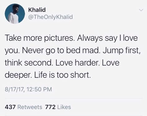 Khalid Quotes, Real Talk Quotes, Deep Thought Quotes, Real Quotes, Fact Quotes, Quote Aesthetic, Cute Quotes, Pretty Quotes, Relatable Quotes