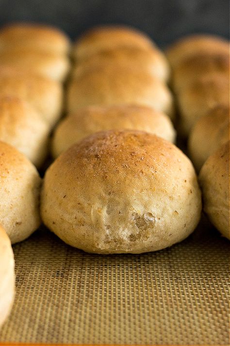 Oatmeal Dinner Rolls Oatmeal Dinner Rolls, Oatmeal Dinner, Poblano Sauce, Homemade Dinner Rolls, Cinnamon Chips, Mini Sandwiches, Bacon Jam, Homemade Dinner, Banana Nut