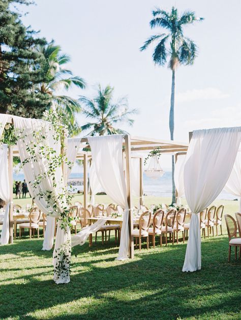 Backyard Wedding Decorations, Hawaii Destination Wedding, Dream Destination Wedding, Luxury Wedding Venues, Bridal Musings, Destination Wedding Venues, Hawaiian Wedding, Maui Weddings, Luxury Wedding Planner