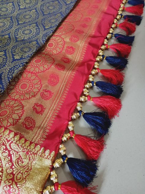 Kongulu Designs Latest, Kongu Kuchulu, Kongu Mudulu Designs, Saree Knots, Saree Kuchulu, Tassels Fashion Clothing, Saree Kuchu New Designs, Tassels Designs, Easy Cartoon