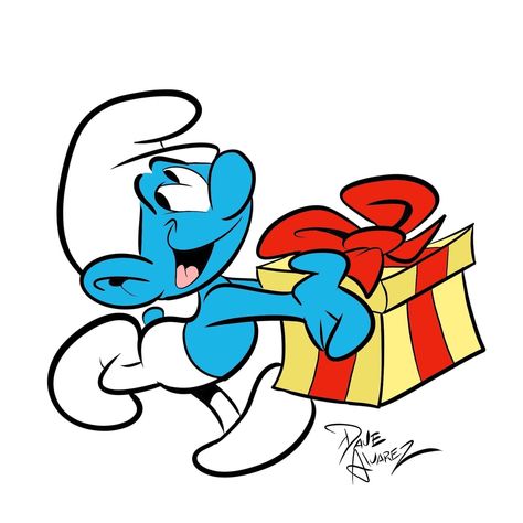 Smurfs Drawing, Old Cartoon Characters, Inktober Art, The Smurfs, Character Model Sheet, Muslim Family, Old Cartoons, Draw Something