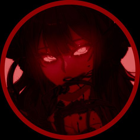 pretty lady icon! :) || artist : not sure || demon woman ♡︎ Women Pfp Discord, Red Haired Anime Female Pfp, Black Anime Characters Women Red Hair, Anime Demon Woman Red Hair, Red And Black Discord Pfp, Halloween Pfp Icons, Meru Demon Girl Wallpaper, Red Yandere Pfp, Dark Anime Pfp For Discord