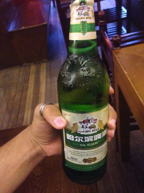 #Chinese #Harbin #Beer - comes in big bottles Big Bottle, Harbin, Beer Bottle, Beer, Drinks