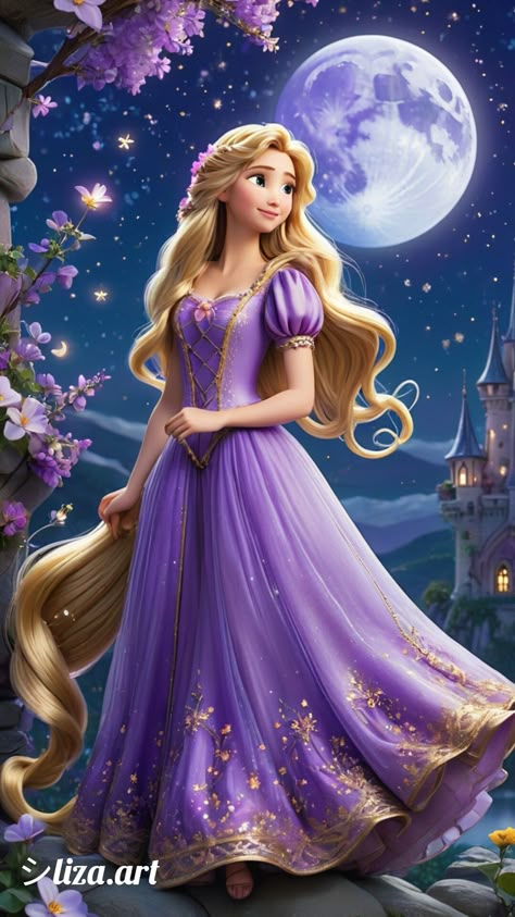 Rapunzel Cartoon, Rapunzel Wallpaper, Tangled Wallpaper, Disney Magical, Princess Bedroom, Wallpaper Disney, Disney Princess Images, Twisted Disney, Princess Pictures