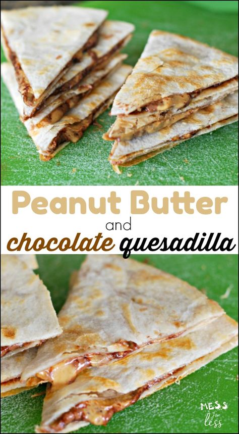 Nutella And Tortilla Recipes, Snack With Tortillas, Sweet Quesadilla Recipes, Peanut Butter Quesadilla, Quesadilla Dessert Recipes, Snacks Made With Tortillas, Peanut Butter Banana Quesadilla, Foods To Make With Tortillas, Peanut Butter Tortilla Roll Ups