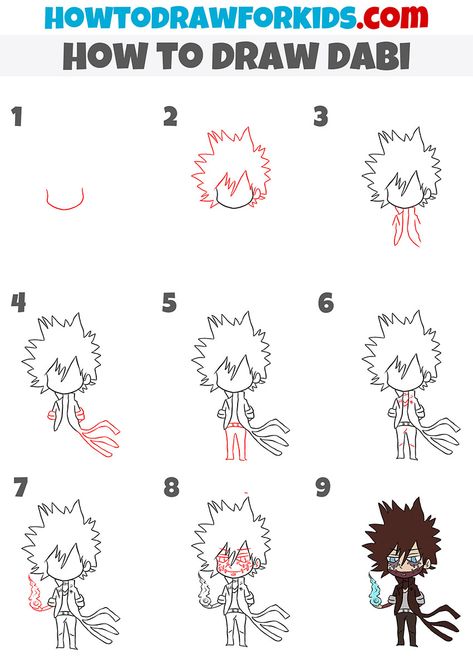 how to draw dabi step by step How To Draw Dabi, Dabi Drawing, Drawing Eye, Draw Anime, Coloring Supplies, Drawing Tutorial Easy, Pencil And Paper, Step Drawing, Drawing Lessons