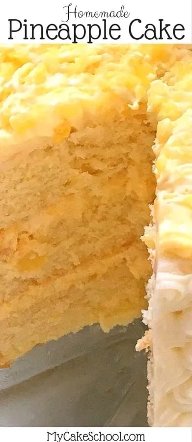 Curd Cake, Pineapple Cake Recipe, Pineapple Recipes, Kolaci I Torte, Cake Layers, Dessert Aux Fruits, Cream Filling, Gateaux Cake, Pineapple Cake