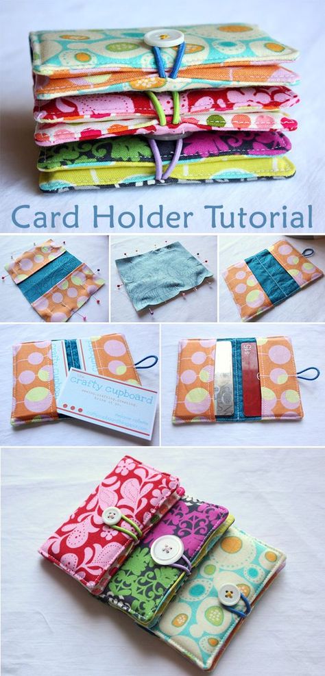 Sew Business Card Holder, Fabric Business Card Holder, Sewn Card Holder, Billfold Wallet Pattern, Gift Card Holder Sewing Pattern, Quilted Gift Card Holders, Diy Card Pouch, Sewing Credit Card Holder Free Pattern, Fabric Card Holder Pattern