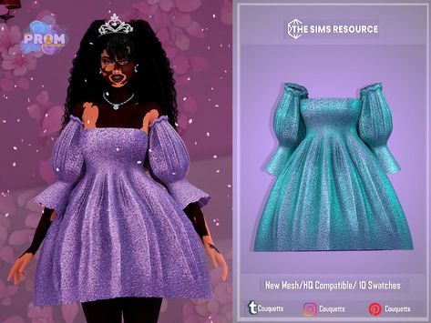 Sims 4 Cc Puffy Dress, Kids Prom Dresses, Lattice Dress, Clothes Cc, Pleated Skirt Short, Puffy Dresses, Female Clothing, Ts4 Cc, Sims 4 Clothing