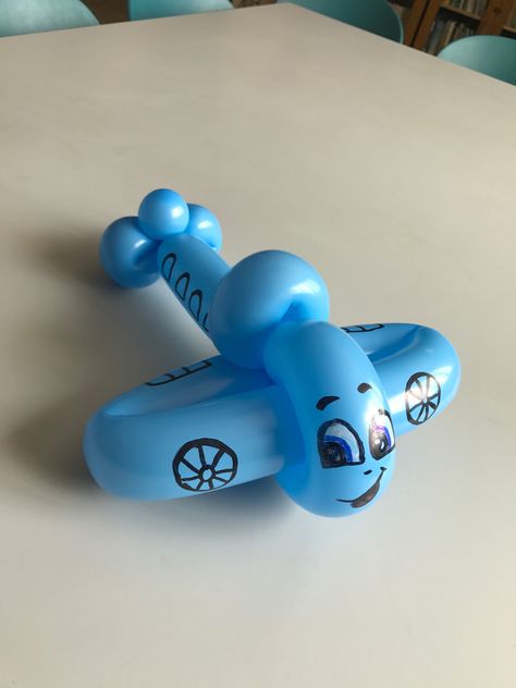 One balloon airplane. Airplane Balloon, Balloon Airplane, Twist Balloons, Fall Fair, Balloon Modelling, 1 Balloon, One Balloon, Balloon Crafts, Balloon Twisting