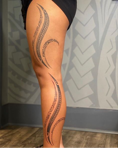 Kakau Tattoos, Maori Tattoo Frau, Polynesian Leg Tattoo, Tattoo Perna, Polynesian Tattoos Women, Mastectomy Tattoo, Ankle Tattoos For Women, Ancient Tattoo, Polynesian Tattoo Designs