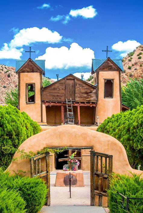 Chimayo New Mexico, Solar Chimney, Travel Sites, Travel News, Travel Lifestyle, Pilgrimage, Tourist Destinations, Santa Fe, Travel Aesthetic