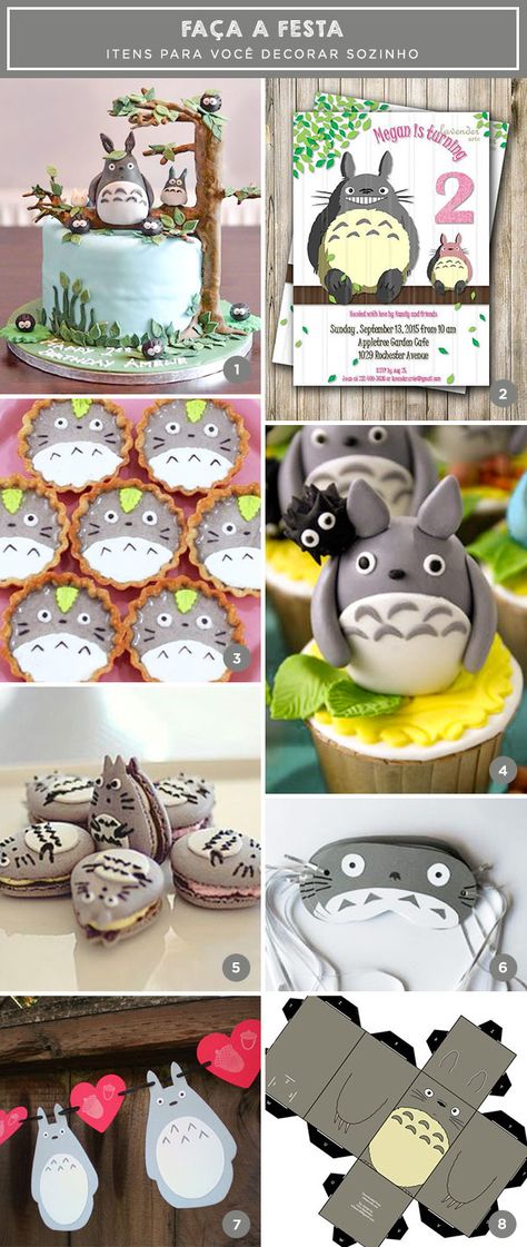 Totoro Birthday Party Ideas, Totoro Party Ideas, My Neighbor Totoro Party, Totoro Birthday Party Decoration, Ghibli Party Ideas, Totoro Birthday, Studio Ghibli Birthday, Totoro Baby Shower Ideas, Studio Ghibli Party Decorations