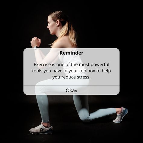 There are a million ways to reduce stress but one of the most tried and true ways is to just get out and get some exercise! As your body moves, it releases serotonin which floods the brain and helps kick stress relief into overdrive. This doesn’t mean that you have to start running marathons or doing any powerlifting! Just going for a daily walk can help you relieve stress. #foodisfuel #healthybodyandmind #goals #healthandwellness #newlife Mind Exercises, Movement Exercises, Functional Movement, Inner Thighs Exercises, Mental Exercises, Positive Mantras, Strong Mind Quotes, Proper Posture, Mindfulness Exercises