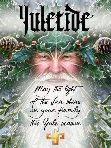 Yule - 22 December - Winter Solstice - Pagan - The tradition from which Christians borrowed the Yule log and Christmas tree (as opposed to palm fronds, which were used in earlier times for similar purpose) is still celebrated in some countries, and is growing in popularity in the US. Christmas Eve Meme, Happy Yule, Winter Solstice Celebration, Pagan Yule, Solstice Celebration, Merry Christmas Funny, Merry Christmas Eve, Merry Christmas Images, 22 December