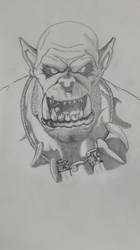 Warcraft orcs my drawing Warcraft Drawing, Orc Drawing, Fantasy Sketches, Cartoon Drawings Sketches, Warcraft Characters, Alien Drawings, Comic Book Drawing, Mouth Drawing, Monster Drawing