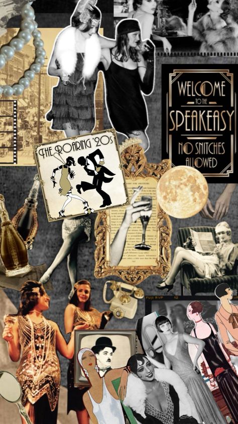 Speakeasies 1920s, The Roaring Twenties Aesthetic, Roaring 20s Fashion Party, Roaring 20s Moodboard, 1920 Speakeasy Fashion, Roaring 20s Speakeasy Aesthetic, Anni 20 Aesthetic, Roaring Twenties Aesthetic, The Roaring 20s Aesthetic