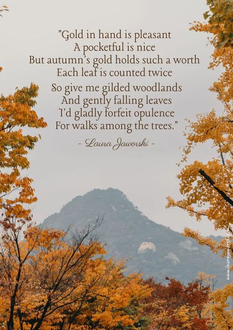 Autumn Poetry, Poetry Tea, Autumn Poems, Niece Quotes, October Country, Study Quotes, Magic Aesthetic, Nature Table, Autumn Quotes