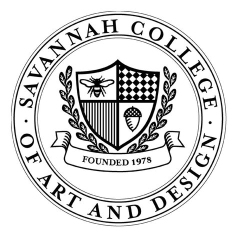 Savannah College of Art and Design What Is Creativity, Best Art Schools, Interior Design Colleges, Interior Design School, Creative Careers, College Logo, College Design, School Logo, College Prep