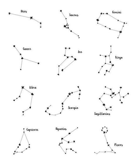 Capricorn Constellation Tattoo, Zodiac Tshirt, Aries Constellation Tattoo, Horoscope Tattoos, Constellation Tattoo, Aries Tattoo, Zodiac Sign Tattoos, Tattoos Geometric, Zodiac Tattoos