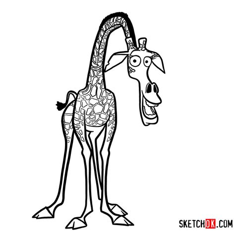 HOW TO DRAW MELMAN Madagascar Drawing, Madagascar Cartoon, Madagascar Coloring Pages, Painting For Birthday, Madagascar Characters, Madagascar Animals, Madagascar Flag, Picture For Wall, Zebra Drawing