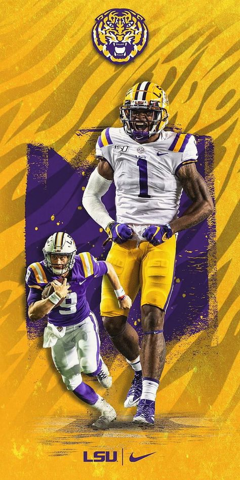 College Football Wallpaper, Lsu Wallpaper, Lsu Tigers Art, Cincinatti Bengals, Football Wallpaper Iphone, Football Background, Lsu Tigers Football, Football American, Tiger Wallpaper