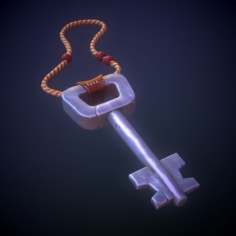 Stylized Key, Slimy on ArtStation at https://www.artstation.com/artwork/GvO0nz Stylized Art, Props Concept, Mansion, Icon Design, Digital Art, Character Design, Key, Anime, Gold