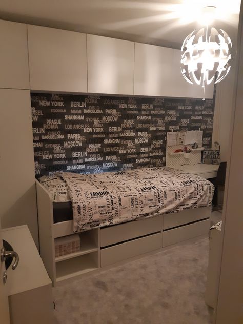 Ikea kids room #teenager room #platsa #slakt Ikea Platsa Bed, Platsa Ikea Bedroom, Ikea Släkt Bed Ideas, Ikea Platsa Kids Room, Platsa Ikea Ideas Bedroom, Släkt Bed Ikea Hack, Platsa Ikea Ideas, Släkt Bed Ikea, Platsa Ikea Hack