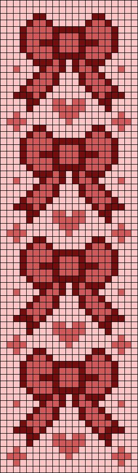 Alpha pattern #168594 | BraceletBook Repeating Pixel Pattern, Pixel Grid Crochet Aesthetic, Mini Alpha Pattern, Alpha Bookmark Pattern, Coquette Alpha Pattern, Cherry Pixel Grid, Kirby Tapestry Pattern, Book Alpha Pattern, Wall Hanging Alpha Pattern