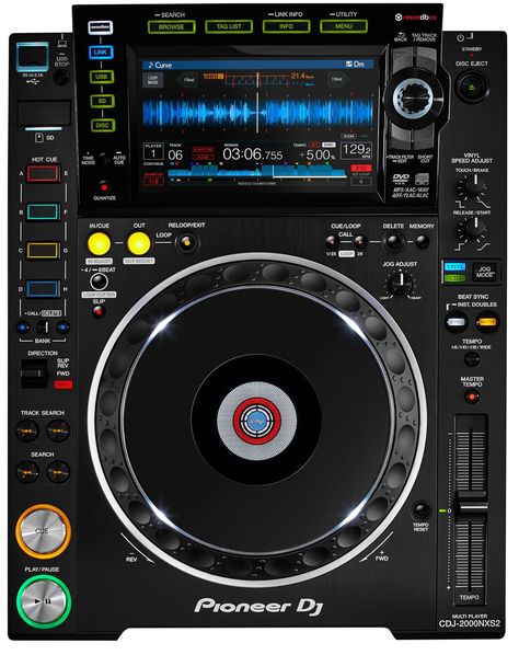 Pioneer CDJ-2000NXS2 Rekordbox Pro Multiplayer Turntable Setup, Pioneer Cdj, Mixer Dj, Dj Speakers, Dj Mixer, Dj Sound, Foto Top, Dj Headphones, Dj Setup