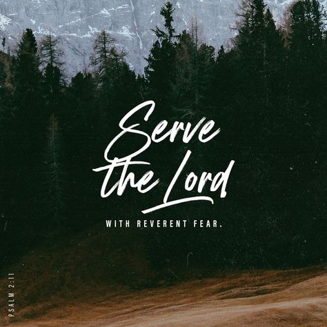 Serve the Lord with fear, and rejoice with trembling. Psalm 2, Acts Of Service, Youversion Bible, New American Standard Bible, Amplified Bible, Worship The Lord, Saint Esprit, Serve The Lord, Daily Bible Verse