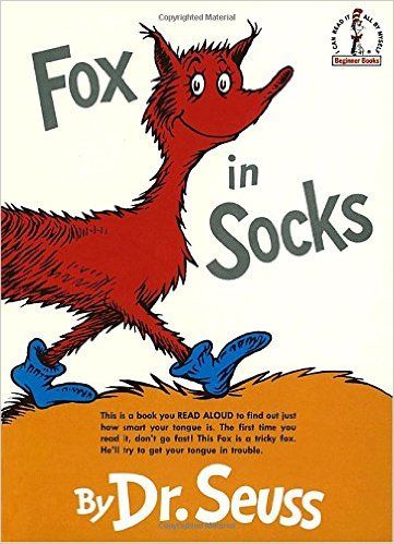 Fox In Socks, Nostalgic Books, Dr. Seuss, Tongue Twisters, Beginner Books, Dr Suess, Childhood Books, Preschool Books, Vintage Things