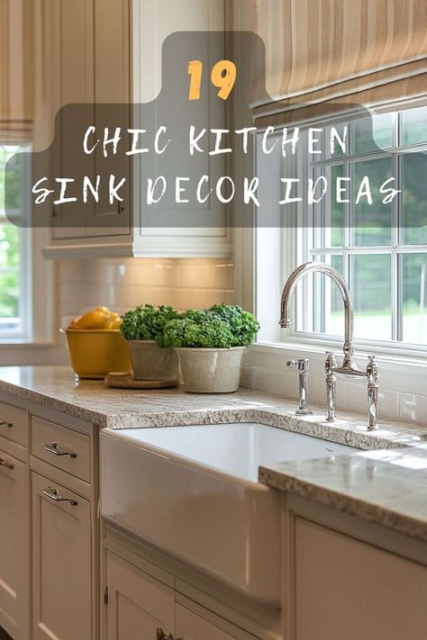 Ready to spruce up your kitchen sink area? Click for chic decor ideas that transform and enhance your kitchen's vibe. 🌿🚰 #KitchenDecor #SinkStyle #HomeDesign #ChicInteriors #KitchenStyling Minimalist Kitchen Sink, Kitchen Sink Decor Ideas, Kitchen Sink Area, Kitchen Sink Decor, Sink Decor, Creative Kitchen, Chic Kitchen, Washing Dishes, Minimalist Kitchen