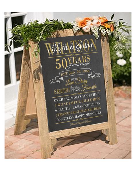 Our love story, Wedding sign, Anniversary Chalkboard ANNIVCHALK0520 Our Love Story Wedding Sign, Love Story Wedding Sign, Anniversary Chalkboard, Wedding Chalkboards, 50s Party, 35th Wedding Anniversary, 4th Wedding Anniversary, Wedding Anniversary Decorations, Story Wedding