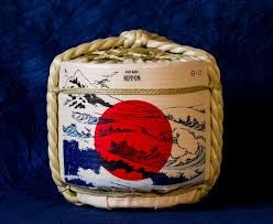 Sake Barrel, Japanese Food Packaging, Barrel Decor, Japanese Flag, Sake Bottle, Japanese Sake, Wooden Barrel, Mount Fuji, Craft Shop