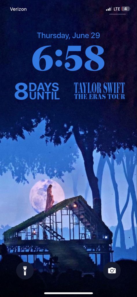 a lock screen screenshot with widgets for a countdown to my taylor swift eras tour date Date Wallpaper, Countdown Widget, Taylor Performing, Tyler Smith, Widgets Aesthetic, Taylor Swift The Eras Tour, Lock Screen, Eras Tour, Aesthetic Pictures